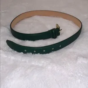 Coach | Accessories | Coach Elegant Green Leather Belt With  display picture 3